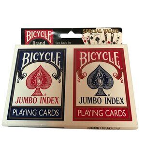Bicycle Jumbo Index Playing Cards Lot 4 packs